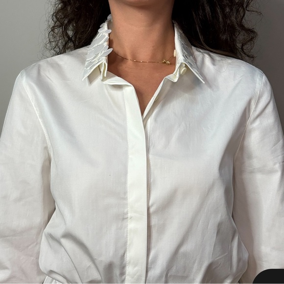 Akris Punto white Button Down - Picture 8 of 8